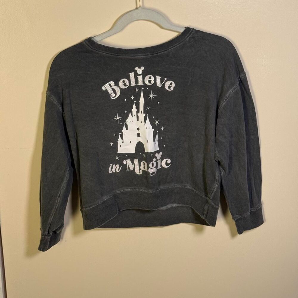 Disney Women's Grey Sweatshirt Size Small